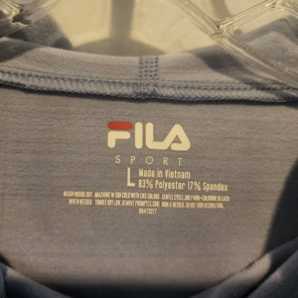 Fila Lightweight Hoodie, Size L, EUC - Picture 5 of 5